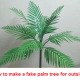 How to make a fake palm tree for outside | Completely professional quality