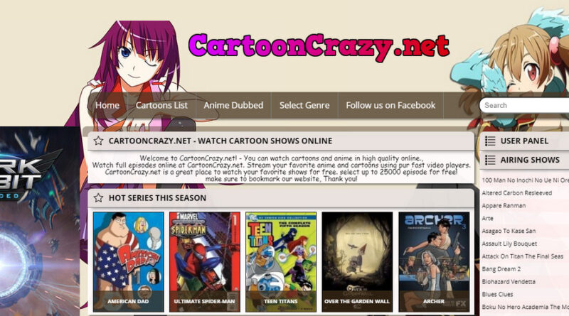 Cartooncrazy – Watch Online Cartoons