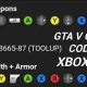 Gta v cheat codes xbox one