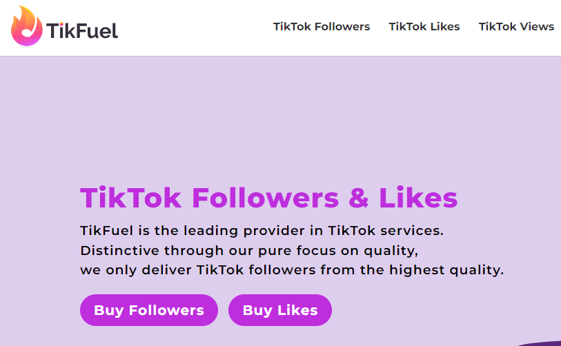 TikFuel: A cheap and easy way to get tons of followers and likes on your tikTok account!