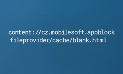 Understanding Content URIs: Exploring content://cz.mobilesoft.appblock.fileprovider/cache/blank.html