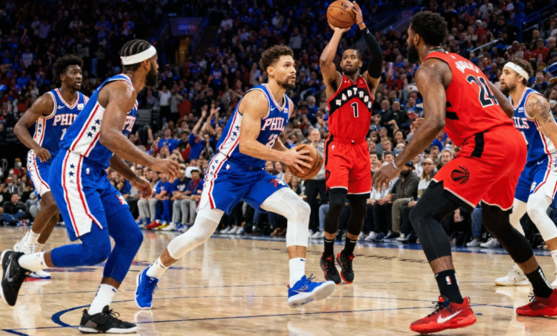 Breaking Down the Toronto Raptors vs 76ers Match Player Stats