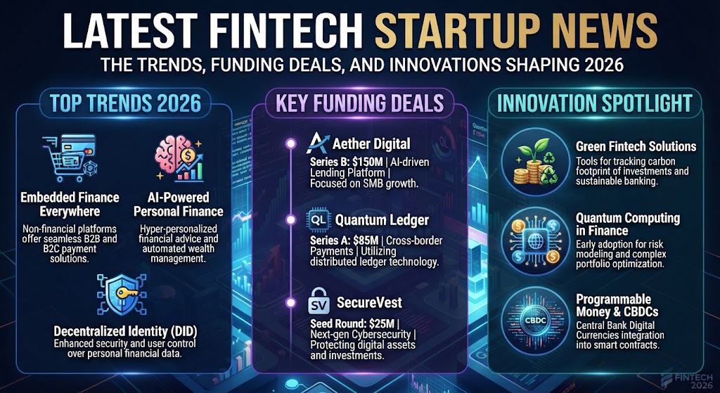 Latest Fintech Startup News: The Trends, Funding Deals, and Innovations Shaping 2026 31 Latest Fintech Startup News: The Trends, Funding Deals, and Innovations Shaping 2026