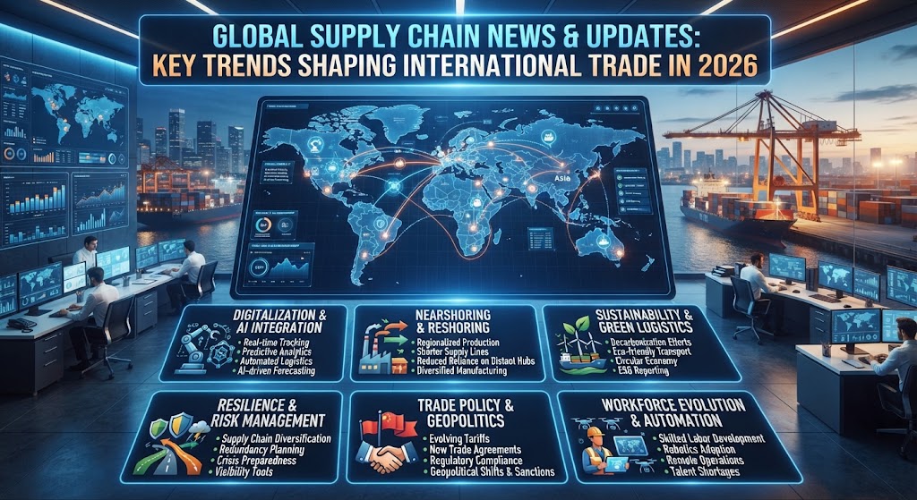 Global Supply Chain News and Updates: Key Trends Shaping International Trade in 2026 31 Global Supply Chain News and Updates: Key Trends Shaping International Trade in 2026
